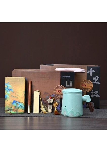 Yeni Pratik Seramik Kahve Fincanı El Yapımı Yaratıcı Kupa Basit Seramik Su Dağı Retro Elle Demlenmiş Kahve Fincanı (Yurt Dışından)