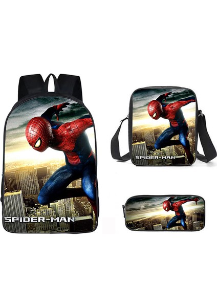 Marvel Spider-Man Reunion Çevresel Öğrenci Okul Çantası Omuz Çantası Karikatür Sırt Çantaları (Yurt Dışından)