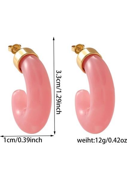Küpe Kadın Fransız Retro Niş Kişilik ile Mizaç Küpe Küpe (Yurt Dışından)