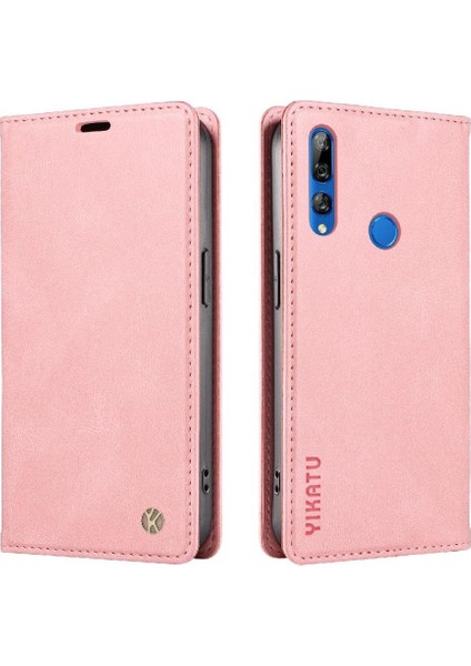 Huawei Y9 Prime 2019 Premium Pu Deri Basit Cüzdan Kılıf Kart Yuvaları Destek Ayağı Manyetik Kapatma Darbeye Dayanıklı Kapak (Yurt Dışından) modelleri