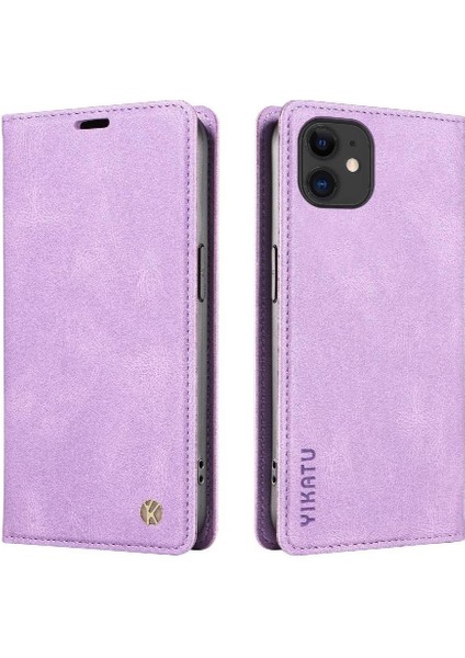 iPhone 11 Premium Pu Deri Basit Cüzdan Kılıf Kart Yuvaları Destek Ayağı Manyetik Kapatma Darbeye Dayanıklı Kapak (Yurt Dışından) modelleri