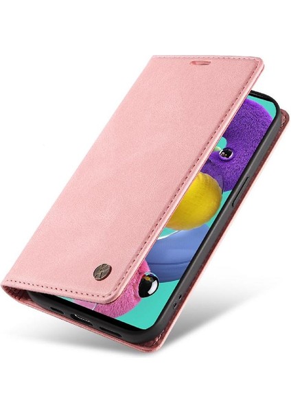 Samsung Galaxy A51 5g Premium Pu Deri Basit Cüzdan Kılıf Kart Yuvaları Destek Ayağı Manyetik Kapatma Darbeye Dayanıklı Kapak (Yurt Dışından) modelleri
