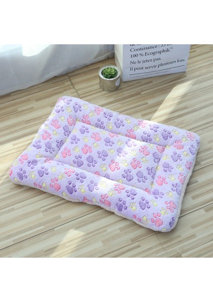 Kalınlaştırılmış Peluş Mat Kedi Kumu Kedi Uyku Matı Köpek Kulübesi Pamuklu Pedler Sıcak Yuva Pedleri (Yurt Dışından)