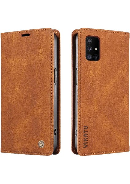 Samsung Galaxy A71 5g Premium Pu Deri Basit Cüzdan Kılıf Kart Yuvaları Destek Ayağı Manyetik Kapatma Darbeye Dayanıklı Kapak (Yurt Dışından) modelleri