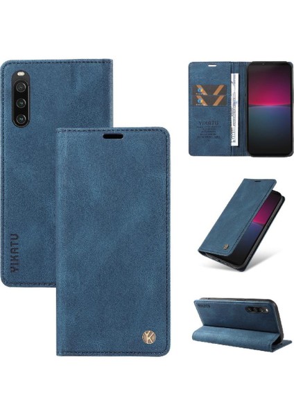 Sony Xperia 10 Iv Premium Pu Deri Basit Cüzdan Kılıf Kart Yuvaları Destek Ayağı Manyetik Kapatma Darbeye Dayanıklı Kapak (Yurt Dışından) indirimleri