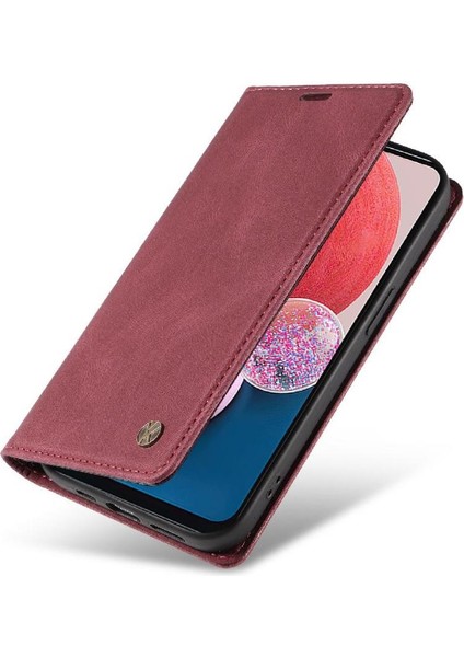 Samsung Galaxy M23 5g Premium Pu Deri Basit Cüzdan Kılıf Kart Yuvaları Destek Ayağı Manyetik Kapatma Darbeye Dayanıklı Kapak (Yurt Dışından) modelleri