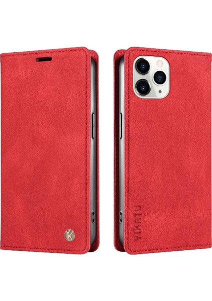 iPhone 11 Pro Premium Pu Deri Basit Cüzdan Kılıf Kart Yuvaları Destek Ayağı Manyetik Kapatma Darbeye Dayanıklı Kapak (Yurt Dışından) modelleri