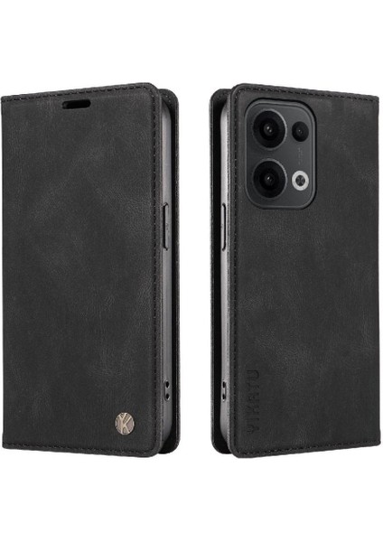 Oppo Reno 13 5g Premium Pu Deri Basit Cüzdan Kılıf Kart Yuvaları Destek Ayağı Manyetik Kapatma Darbeye Dayanıklı Kapak (Yurt Dışından) modelleri