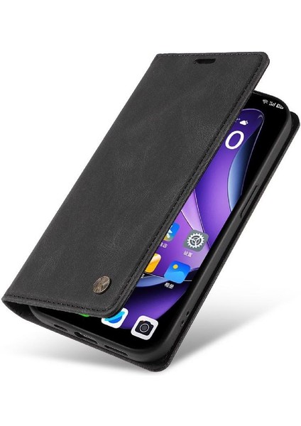 Oppo Reno 13 5g Premium Pu Deri Basit Cüzdan Kılıf Kart Yuvaları Destek Ayağı Manyetik Kapatma Darbeye Dayanıklı Kapak (Yurt Dışından) fırsatları