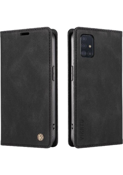 Samsung Galaxy A51 5g Premium Pu Deri Basit Cüzdan Kılıf Kart Yuvaları Destek Ayağı Manyetik Kapatma Darbeye Dayanıklı Kapak (Yurt Dışından) modelleri