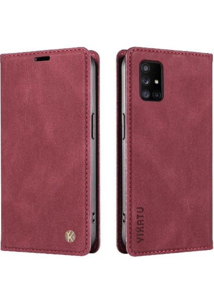 Samsung Galaxy A71 5g Premium Pu Deri Basit Cüzdan Kılıf Kart Yuvaları Destek Ayağı Manyetik Kapatma Darbeye Dayanıklı Kapak (Yurt Dışından) modelleri