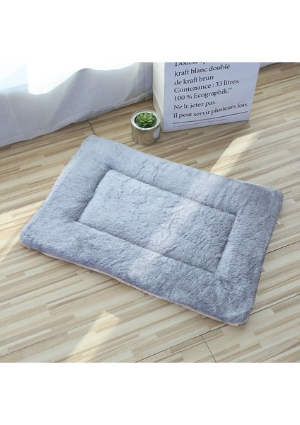 Kalınlaştırılmış Peluş Mat Kedi Kumu Kedi Uyku Matı Köpek Kulübesi Pamuklu Pedler Sıcak Yuva Pedleri (Yurt Dışından)