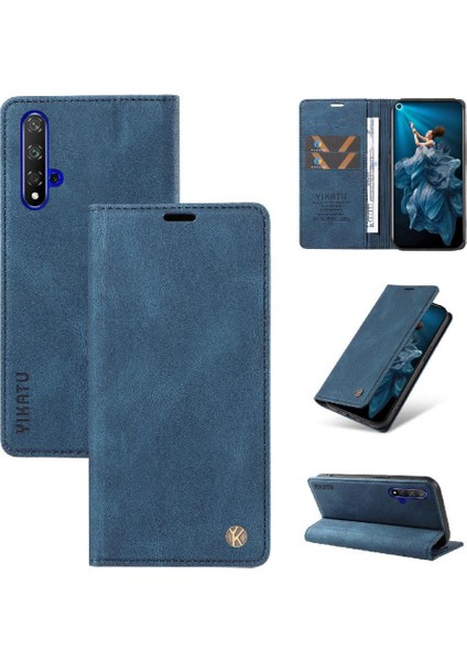 Honor 20 Pro Premium Pu Deri Basit Cüzdan Kılıf Kart Yuvaları Destek Ayağı Manyetik Kapatma Darbeye Dayanıklı Kapak (Yurt Dışından) indirimleri