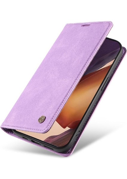 Samsung Galaxy Note 20 Ultra Premium Pu Deri Basit Cüzdan Kılıf Kart Yuvaları Destek Ayağı Manyetik Kapatma Darbeye Dayanıklı Kapak (Yurt Dışından) modelleri