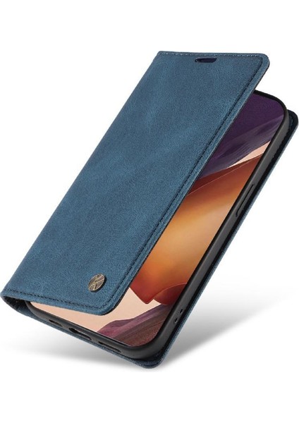 Samsung Galaxy Note 20 Ultra Premium Pu Deri Basit Cüzdan Kılıf Kart Yuvaları Destek Ayağı Manyetik Kapatma Darbeye Dayanıklı Kapak (Yurt Dışından) modelleri