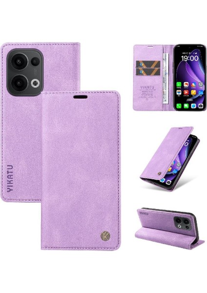 Oppo Reno 13 5g Premium Pu Deri Basit Cüzdan Kılıf Kart Yuvaları Destek Ayağı Manyetik Kapatma Darbeye Dayanıklı Kapak (Yurt Dışından) indirimleri