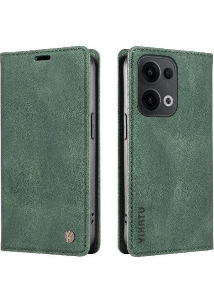 Oppo Reno 13 5g Premium Pu Deri Basit Cüzdan Kılıf Kart Yuvaları Destek Ayağı Manyetik Kapatma Darbeye Dayanıklı Kapak (Yurt Dışından) modelleri