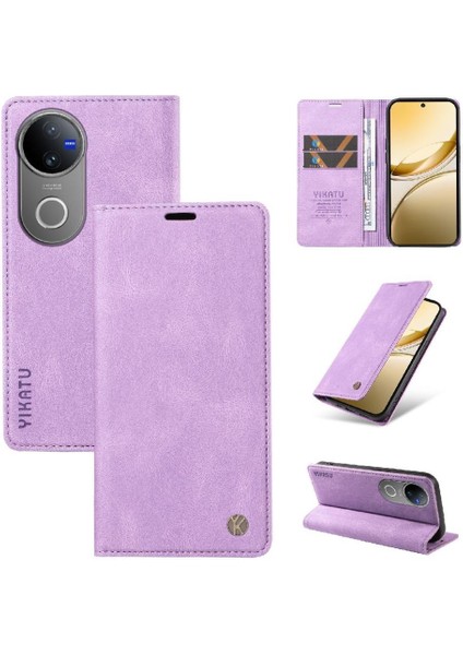 Vıvo V50 5g Premium Pu Deri Basit Cüzdan Kılıf Kart Yuvaları Destek Ayağı Manyetik Kapatma Darbeye Dayanıklı Kapak (Yurt Dışından) indirimleri