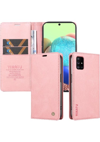 Samsung Galaxy A71 5g Premium Pu Deri Basit Cüzdan Kılıf Kart Yuvaları Destek Ayağı Manyetik Kapatma Darbeye Dayanıklı Kapak (Yurt Dışından) indirimleri