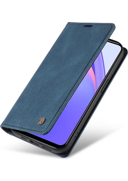 Xiaomi Redmi Note 9 4g Premium Pu Deri Basit Cüzdan Kılıf Kart Yuvaları Destek Ayağı Manyetik Kapatma Darbeye Dayanıklı Kapak (Yurt Dışından)
