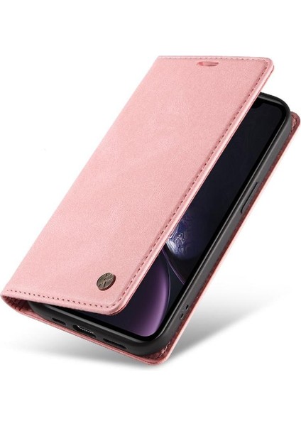 iPhone Xr Premium Pu Deri Basit Cüzdan Kılıf Kart Yuvaları Destek Ayağı Manyetik Kapatma Darbeye Dayanıklı Kapak (Yurt Dışından) modelleri