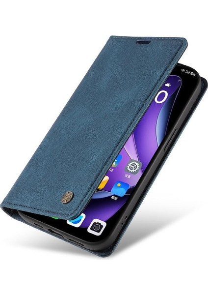 Oppo Reno 13 5g Premium Pu Deri Basit Cüzdan Kılıf Kart Yuvaları Destek Ayağı Manyetik Kapatma Darbeye Dayanıklı Kapak (Yurt Dışından) fırsatları
