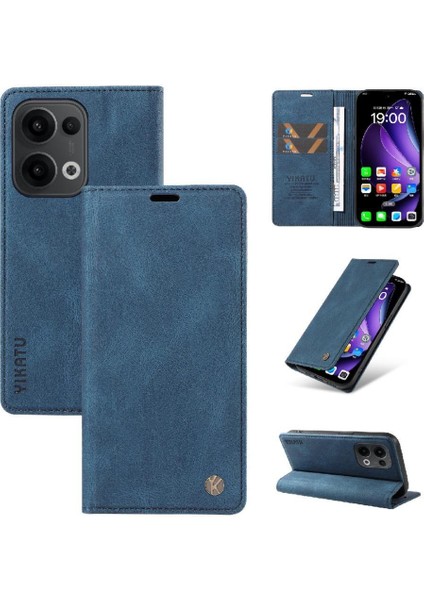 Oppo Reno 13 5g Premium Pu Deri Basit Cüzdan Kılıf Kart Yuvaları Destek Ayağı Manyetik Kapatma Darbeye Dayanıklı Kapak (Yurt Dışından) indirimleri