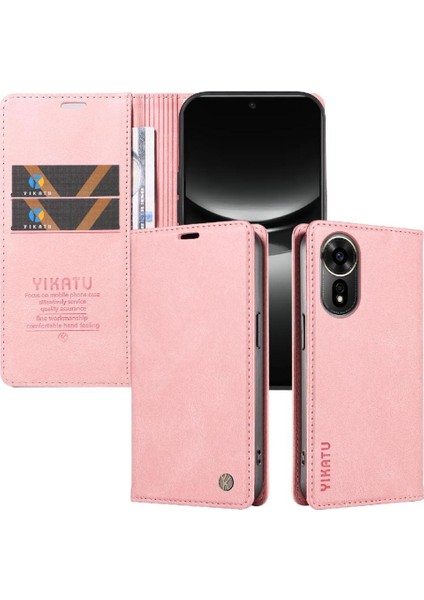 Huawei Nova 12 Se 5g Premium Pu Deri Basit Cüzdan Kılıf Kart Yuvaları Destek Ayağı Manyetik Kapatma Darbeye Dayanıklı Kapak (Yurt Dışından)