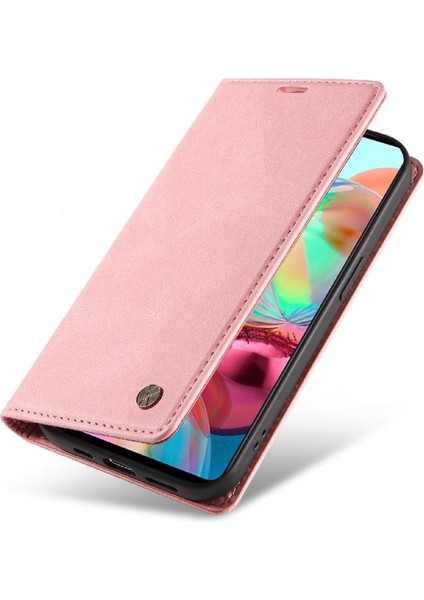 Samsung Galaxy A71 4g Premium Pu Deri Basit Cüzdan Kılıf Kart Yuvaları Destek Ayağı Manyetik Kapatma Darbeye Dayanıklı Kapak (Yurt Dışından) fırsatları