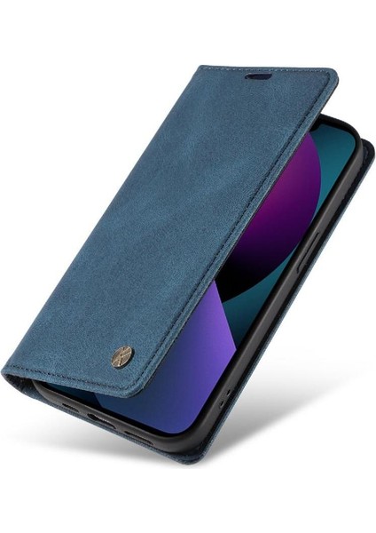 iPhone 15 Plus Premium Pu Deri Basit Cüzdan Kılıf Kart Yuvaları Destek Ayağı Manyetik Kapatma Darbeye Dayanıklı Kapak (Yurt Dışından) fırsatları