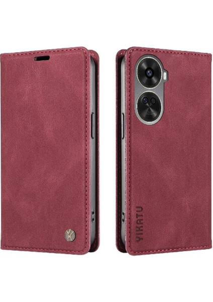 Huawei Nova 11 Se Premium Pu Deri Basit Cüzdan Kılıf Kart Yuvaları Destek Ayağı Manyetik Kapatma Darbeye Dayanıklı Kapak (Yurt Dışından) modelleri