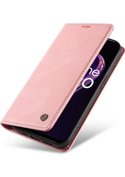 Oneplus Nord Ce2 Lite Premium Pu Deri Basit Cüzdan Kılıf Kart Yuvaları Destek Ayağı Manyetik Kapatma Darbeye Dayanıklı Kapak (Yurt Dışından)