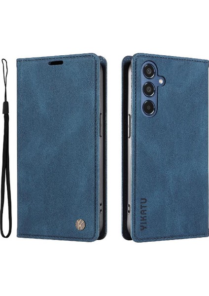 Samsung Galaxy M35 Premium Pu Deri Basit Cüzdan Kılıf Kart Yuvaları Destek Ayağı Manyetik Kapatma Darbeye Dayanıklı Kapak (Yurt Dışından) modelleri