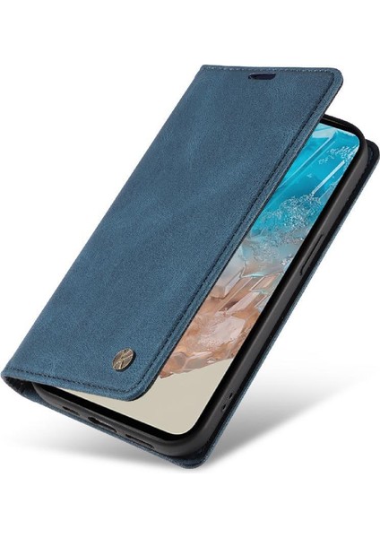 Samsung Galaxy M35 Premium Pu Deri Basit Cüzdan Kılıf Kart Yuvaları Destek Ayağı Manyetik Kapatma Darbeye Dayanıklı Kapak (Yurt Dışından) fırsatları