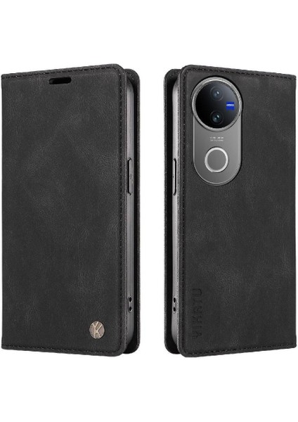 Vıvo V50 5g Premium Pu Deri Basit Cüzdan Kılıf Kart Yuvaları Destek Ayağı Manyetik Kapatma Darbeye Dayanıklı Kapak (Yurt Dışından) modelleri
