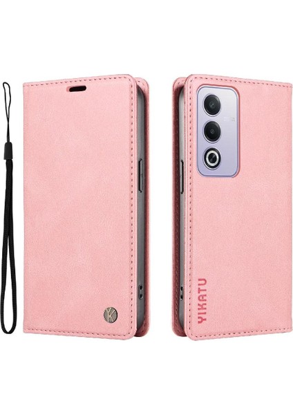 Oppo A3 Pro 5g Premium Pu Deri Basit Cüzdan Kılıf Kart Yuvaları Destek Ayağı Manyetik Kapatma Darbeye Dayanıklı Kapak (Yurt Dışından)
