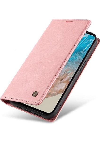 Samsung Galaxy M35 Premium Pu Deri Basit Cüzdan Kılıf Kart Yuvaları Destek Ayağı Manyetik Kapatma Darbeye Dayanıklı Kapak (Yurt Dışından) fırsatları