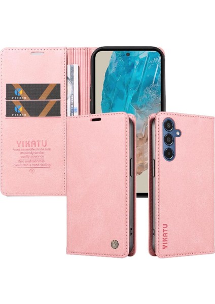 Samsung Galaxy M35 Premium Pu Deri Basit Cüzdan Kılıf Kart Yuvaları Destek Ayağı Manyetik Kapatma Darbeye Dayanıklı Kapak (Yurt Dışından) indirimleri