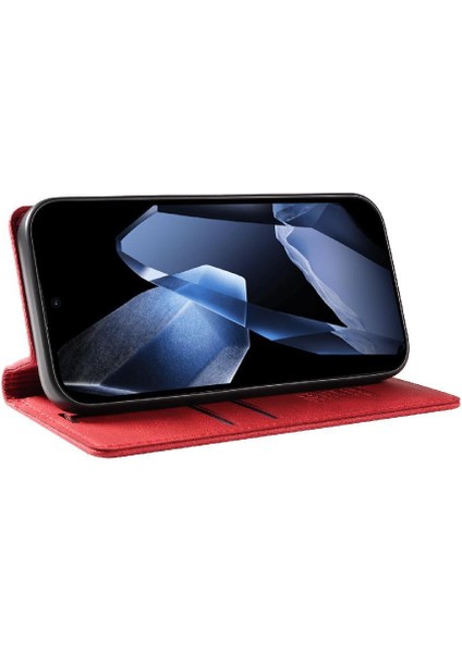 Oneplus 13 Premium Pu Deri Basit Cüzdan Kılıf Kart Yuvaları Destek Ayağı Manyetik Kapatma Darbeye Dayanıklı Kapak (Yurt Dışından)