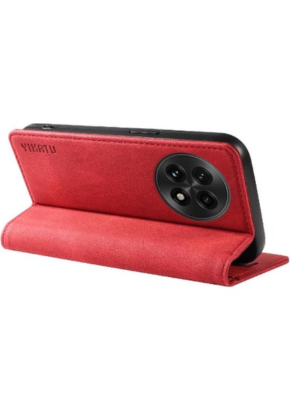 Oneplus 13 Premium Pu Deri Basit Cüzdan Kılıf Kart Yuvaları Destek Ayağı Manyetik Kapatma Darbeye Dayanıklı Kapak (Yurt Dışından)