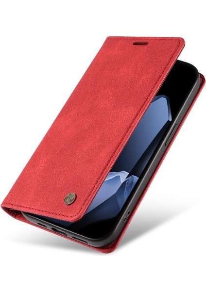 Oneplus 13 Premium Pu Deri Basit Cüzdan Kılıf Kart Yuvaları Destek Ayağı Manyetik Kapatma Darbeye Dayanıklı Kapak (Yurt Dışından)