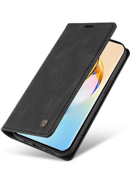 Honor X9B Premium Pu Deri Basit Cüzdan Kılıf Kart Yuvaları Destek Ayağı Manyetik Kapatma Darbeye Dayanıklı Kapak (Yurt Dışından) fırsatları