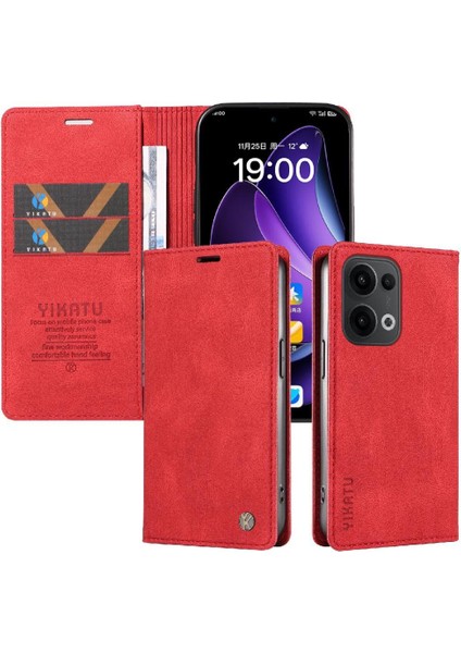 Oppo Reno 13 5g Premium Pu Deri Basit Cüzdan Kılıf Kart Yuvaları Destek Ayağı Manyetik Kapatma Darbeye Dayanıklı Kapak (Yurt Dışından) indirimleri