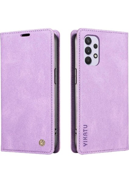 Samsung Galaxy A32 4g Premium Pu Deri Basit Cüzdan Kılıf Kart Yuvaları Destek Ayağı Manyetik Kapatma Darbeye Dayanıklı Kapak (Yurt Dışından) modelleri