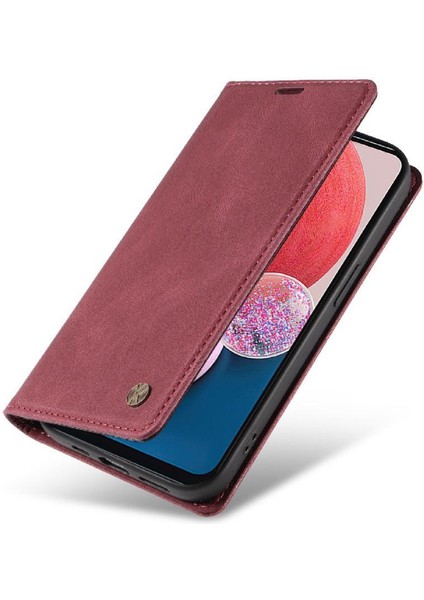 Samsung Galaxy A13 4g Premium Pu Deri Basit Cüzdan Kılıf Kart Yuvaları Destek Ayağı Manyetik Kapatma Darbeye Dayanıklı Kapak (Yurt Dışından) indirimleri