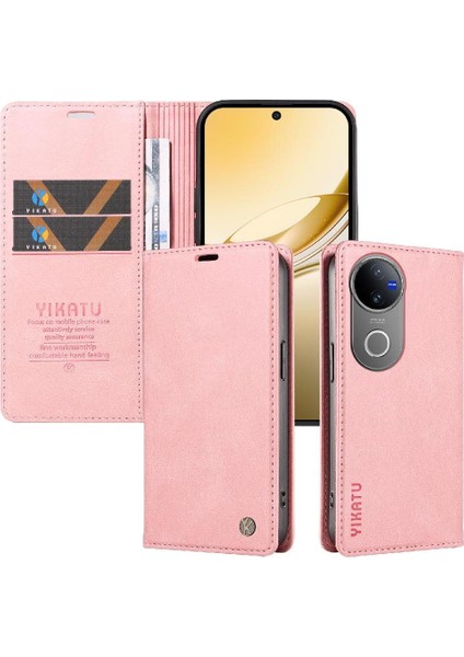 Vıvo V50 5g Premium Pu Deri Basit Cüzdan Kılıf Kart Yuvaları Destek Ayağı Manyetik Kapatma Darbeye Dayanıklı Kapak (Yurt Dışından) indirimleri