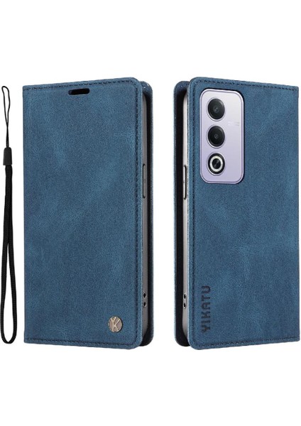 Oppo A3 Pro 5g Premium Pu Deri Basit Cüzdan Kılıf Kart Yuvaları Destek Ayağı Manyetik Kapatma Darbeye Dayanıklı Kapak (Yurt Dışından)