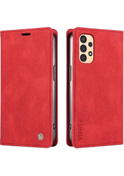 Samsung Galaxy A53 5g Premium Pu Deri Basit Cüzdan Kılıf Kart Yuvaları Destek Ayağı Manyetik Kapatma Darbeye Dayanıklı Kapak (Yurt Dışından) modelleri