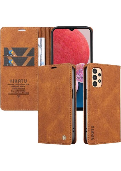 Samsung Galaxy A53 5g Premium Pu Deri Basit Cüzdan Kılıf Kart Yuvaları Destek Ayağı Manyetik Kapatma Darbeye Dayanıklı Kapak (Yurt Dışından) indirimleri