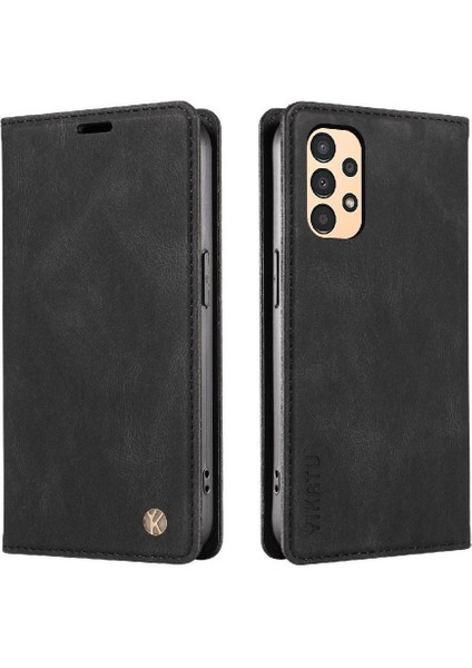 Samsung Galaxy A13 4g Premium Pu Deri Basit Cüzdan Kılıf Kart Yuvaları Destek Ayağı Manyetik Kapatma Darbeye Dayanıklı Kapak (Yurt Dışından) modelleri